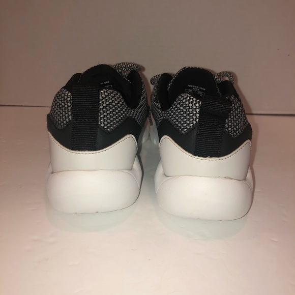 ZARA sneakers blk/wht tubular like sole 37/6-6.5 - Picture 4 of 9